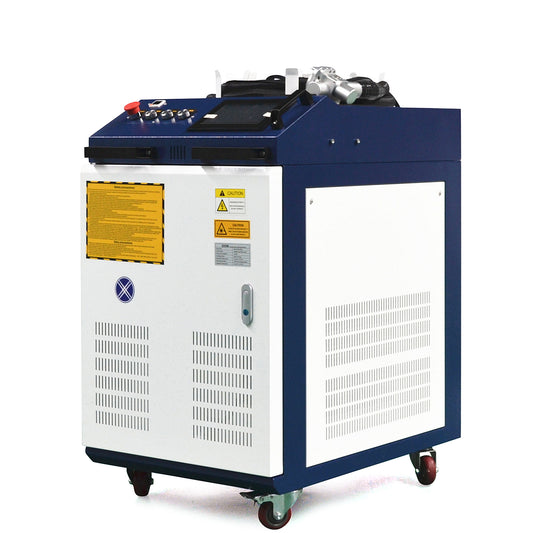 300W Pulse Laser Cleaning Machine For Wood Metal Paint Rust Removal Aluminum Oxidation Water Cooling