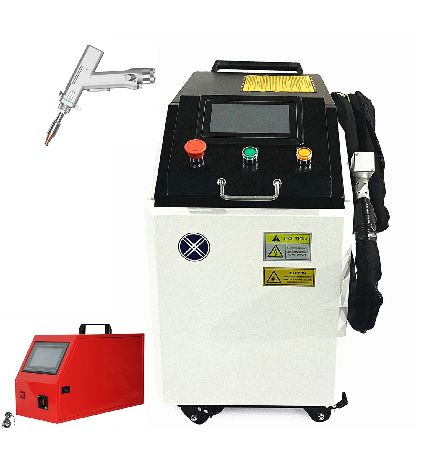 1500W Compact Handheld Laser Welder Laser Welding Machine Rust Removal Machine 3 in 1